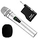Xingma 6.35mm Interface UHF Rechargeable Handheld Wireless microphones for Singing,Wedding and Seminars