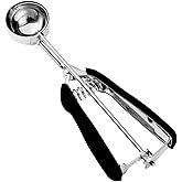 HOMURE H Cookie Scoop 2 Tablespoon, Size #40 Cookie Dough Scoop, 2 Tbsp/ 30 ml/ 1 oz Cookie Scoop for Baking, Spring-Loaded S