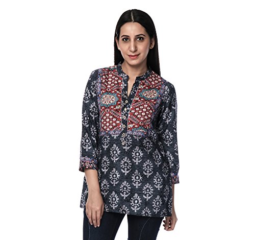 Ria fashions indian kurta kurti womens polyester french…