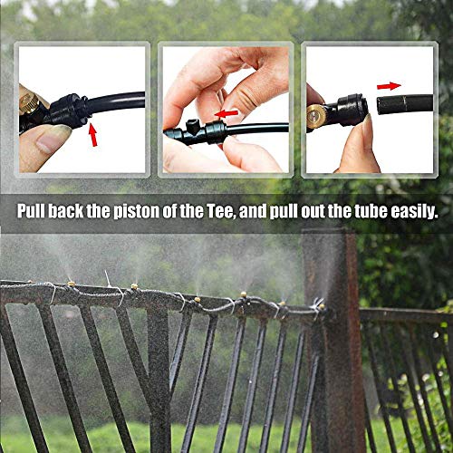 YLLuck Trampoline Water Sprinkler, Summer Water Game Toys Accessories, Park Fun Game Toys, Made to Attach On Trampoline Safety Net Enclosure Great for Boys & Girls and Adults (20 & 40 ft) (20)