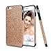 iPhone 6 Plus Case, iPhone 6S Plus Cover, HESPLUS Glitter Bling Sparkle [Anti-Shock] [Scratch Resistant] Soft Gel Flexible TPU Case for iPhone 6 Plus/iPhone 6S Plus 5.5 Inch - Champagne