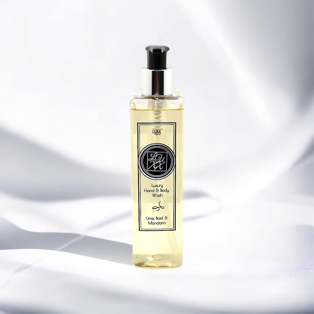 Luxx Creations - Hand Soap & Body Wash 250ml (Lime, Basil & Mandarin) - Highly Fragranced, Free from SLS, Vegan Friendly
