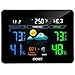 Port PO207-A Wireless Color LCD Display Indoor Outdoor Weather Forecast Station with Alarm