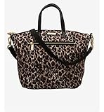 Victoria's Secret Supermodel Essentials Full Zip Large Tote Bag Leopard Print