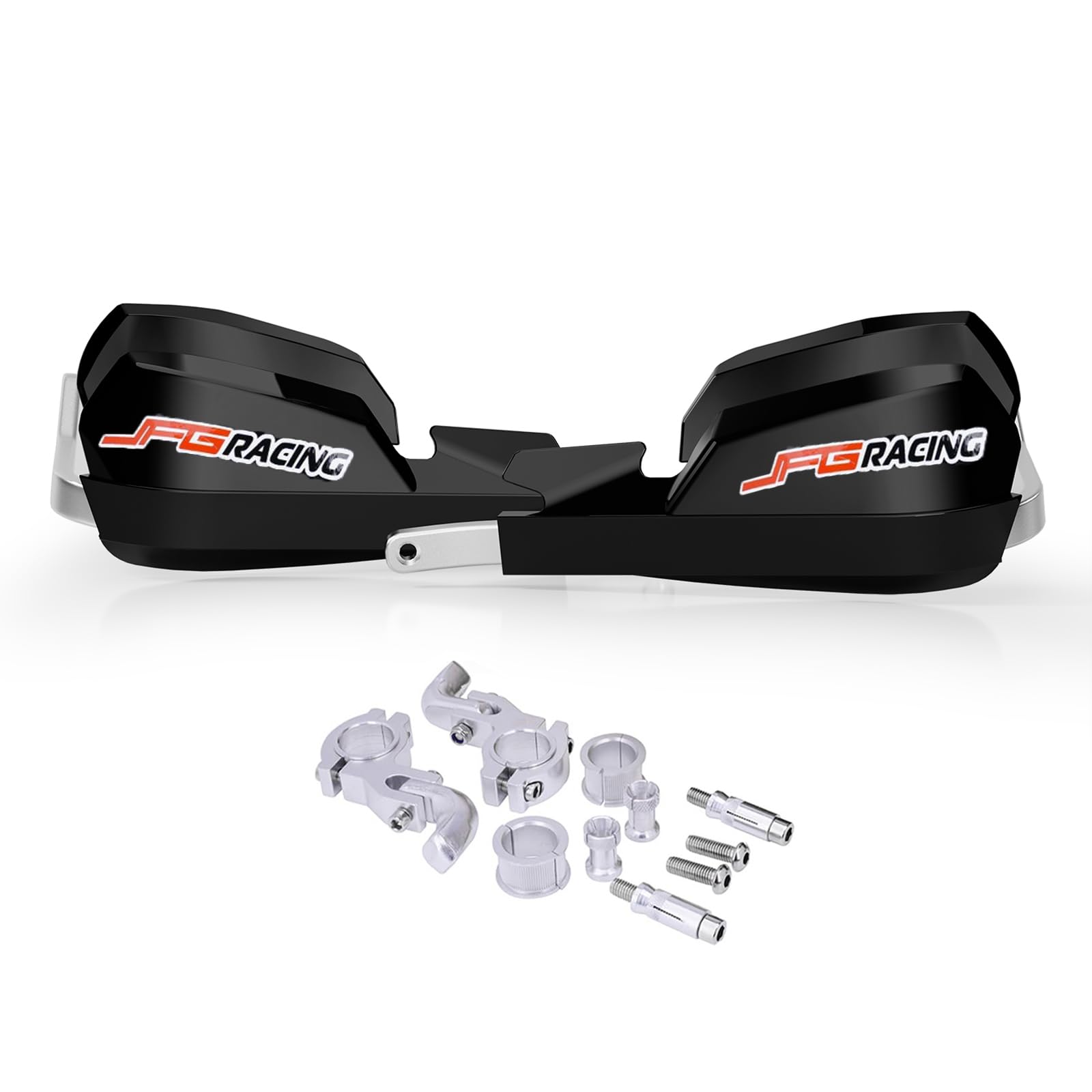 Motorcycle Hand Guard, Handlebar Protector Hand Guard for Road Motorcycles, Sports, Scooters, Quad Dirt Bikes, Motocross MX Enduro KLX KX CRF YZ DRZ DR Hawk 250 125 350 650 - Black