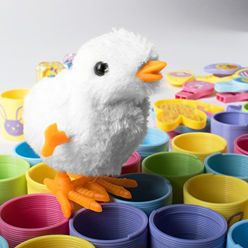 Bulk Toys Party Favors for Kids Party - 100 Pc Easter Theme Toy Assortment for Goodie Bags Party Bags Easter Pinata Prizes Easter Basket and more