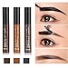 Huayang| Long Lasting Tattoo Eyebrow Gel Pack 6g, Women Peel Off Waterproof Eyebrow Tint Gel Cream - Three Colors for Choice