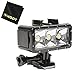 SHOOT Waterproof Diving Light High Power Dimmable LED Light Underwater Light for Gopro Hero 5/5S/4/4S/3+/3/2/SJCAM SJ4000/SJ5000/Xiaomi Yi with 1200mAh Built-in Rechargeable Battery Charging