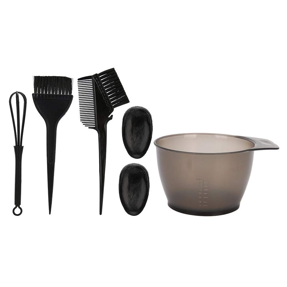 Coloring Brush Set, Anti-Slip Dye Tool with Mixing Bowl for Salon and Home Use