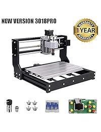 CNC 3018 Pro GRBL Control DIY Mini CNC CNC, Fresadora de PCB de 3 ejes, Grabado con enrutador de madera con controlador fuera de línea, con ER11 y 0.197 en varilla de extensión