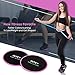 INTEY Exercise Sliders Fitness Workout Sliders Gliding Discs. Dual Sided Use on Carpet or Hardwood Floors, Bonus Carry Bag and Gift Box