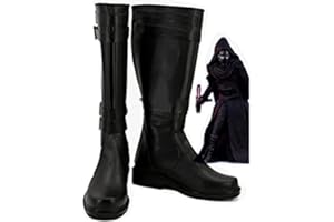 eioaner Kylo Ren Shoes Cosplay The Force Awakens Costume Accessories Boots Shoe for Adult Men Women