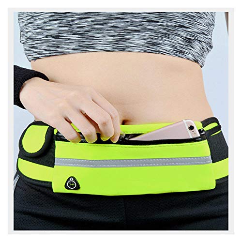 Heuptas heuptas riem geld voor hardlopen, joggen, fietsen, telefoon, sport, hardlopen, waterdichte heuptas - Pure Black - Image 5