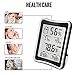 BENGOO Indoor Humidity Monitor Thermometer Monitor Digital Hygrometer Thermometer Monitor with Stand and Large LCD Display Works in Celsius and Fahrenheit for Home Living Room Office