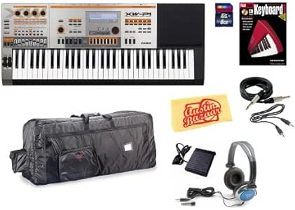 Amazon.com: Casio XW-P1 Synthesizer Bundle with Keyboard Bag, Sustain