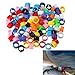 100pcs Bird Rings Leg Bands for Pigeon Parrot Finch Canary Hatch Poultry Rings