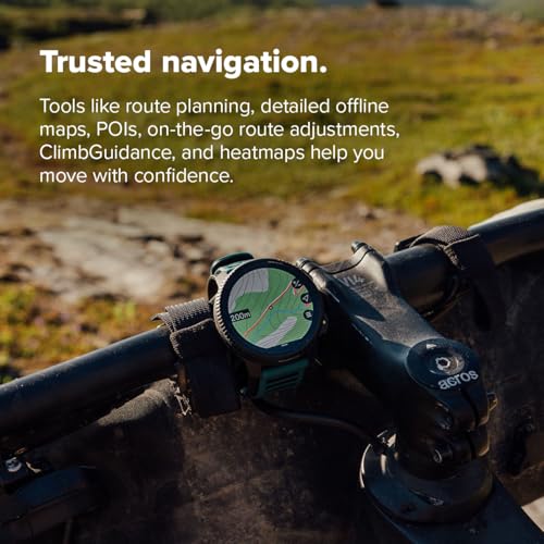 SUUNTO Vertical 2 GPS Sport Watch, Bright 1.5” AMOLED Touchscreen, LED Flashlight, 20-Day Battery Life, Offline Maps, Training Metrics & Recovery Insights, Dual-GNSS, 115+ Sport Modes, Black Titanium