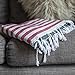Gute (Set of 6) XXL Turkish Cotton Bath Beach Hammam Turkish Towel Sets Peshtemal Throw Fouta Blanket Set, Luxuries Towels