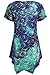 Tunic Tops for Women,Bepei Fashion Short Sleeve Tie Dye Scoop Neck Knit Shirts