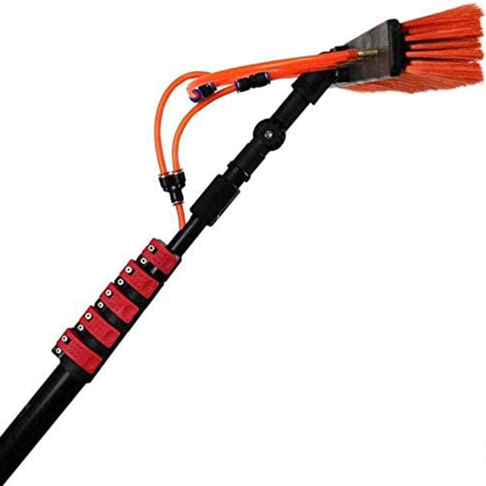 XLYAN Window Cleaning Pole Water Fed Telescopic Brush Extendable