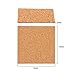 60 Pack Self-Adhesive Cork Round Squares - 4