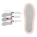 1 Pair Far Infrared Self-Heating Turmaline Magnet Therapy Insoles Unisex Foot Health Care Pads Heated Insoles Feet Warmers Insole Heater Winter Warm Foot Shoes Insole for Outdoor Activties(41)thumb 2