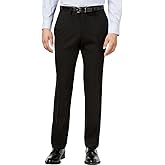 Kenneth Cole REACTION Mens Slim Fit Professional Dress Pants Black
