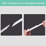 SOULWIT Self Adhesive Power Strip Surge Protector Holder Under Desk Wall Mount view 7