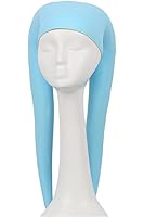 XCOSER Twi'lek Headgear Mask Costume Accessories for Halloween Blue Latex