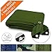 Heavy Duty Tarps | Waterproof Ground Tent Trailer Cover | Multilayered Tarpaulin in Many Sizes and Thicknesses | 6 Mil - Green - 6' x 8'