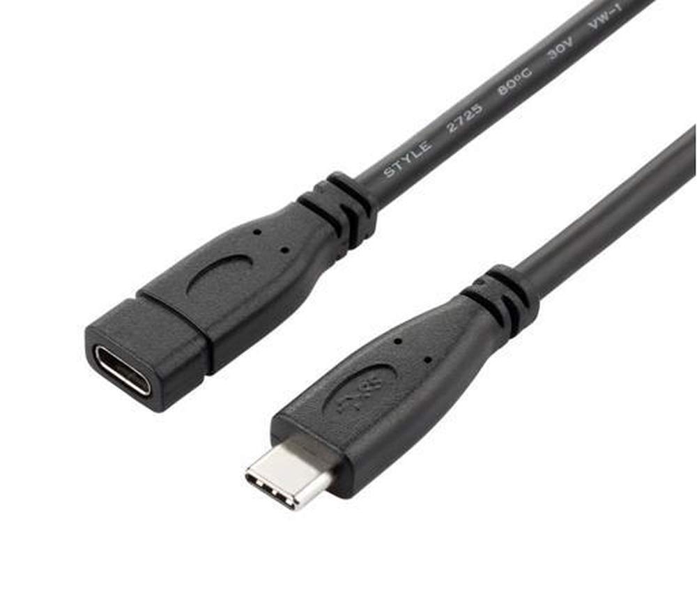 PremiumCord USB 3.1 Generation 2 Extension Cable C Male to C Female 1m