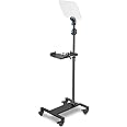 PROAIM Professional Speech Teleprompter with Telescopic Conference Stand & 60/40 Beam Splitter Glass Fits up to 17” Tablets, Laptops & Monitors. for Conferences, News, Film Production. (TP-SPH-01)