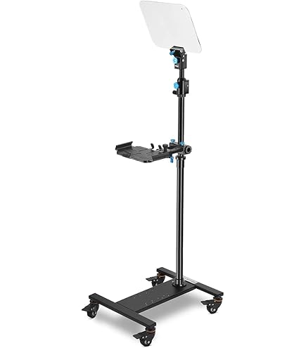 thumbnail image 2 of Professional Teleprompter For Tablet & Smartphone - Portable Video Recording Kit 2 of 9