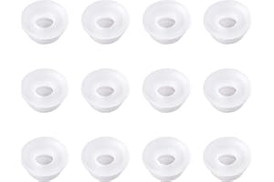 ZZJMCH 12 Pcs Instapot Replacement Float Valve Gaskets - Float Valve Sealer for Instant Pot Duo 3, 5, 6, 8 Qt, Duo Plus, Ultra, LUX 3, 8 Qt, Float Sealing Caps Float Valve Silicone Caps