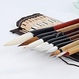 Corcio Shanlian Hubi Writing Brush Watercolor Chinese Calligraphy Brush Set Kanj