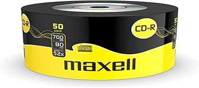 Maxell 624036 CD-R 80XL 50 Pack 700MB 80min 52x Speed Recordable Media