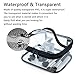 HaloVa Toiletry Bag, Large Cosmetic Bag, Waterproof Makeup Bag, Travel Storage Bag, Transparent Multipurpose Practical