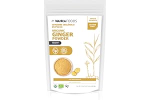 WANKA FOODS Organic Ginger Powder from Peru, 14 Oz or 397g - All-Natural Ginger Root Powder, Gluten-Free, Additive-Free, Non-GMO and Vegan - Warm and Spicy Ginger Powder Organic, Sugar-Free and Perfectly Blended for everyone Taste