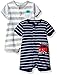 Carter's Baby Boys' 2-Pack Snap-up Romper, Monster/Firetruck, 18 Months
