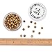 Pandahall 200pcs Natural Round Euro Wood Beads 8mm/0.3