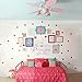 Wall Sticker, The Princess Crown Wall Decal Decor for Bedroom Nursery Home Pink