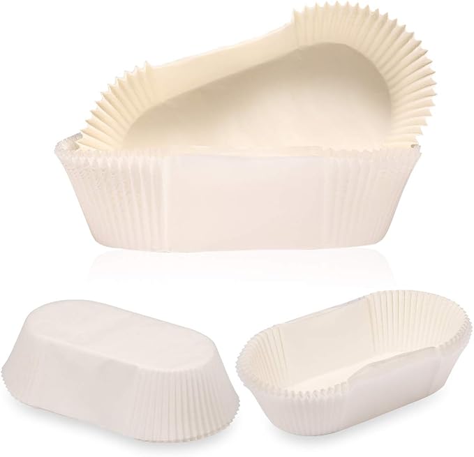 100 Pcs Loaf Tin Liners Disposable Straight Edge 2lb Cake Liners Loaf