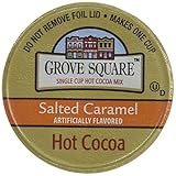 Grove Square Hot Cocoa Salted Caramel, Single Serve Cup for Keurig K-Cup Brewers, 24 Count