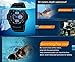 Bo Yi Boys Girls Kids Children Digital Sports Watches - Multifunction 50M Waterproof LED Light Electronic Sport Watch for Junior Children Teenagers Boys Girls with Alarm Stopwatch Timer(Blue)