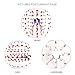 ANCHEER Inflatable Bumper Bubble Soccer Ball Dia 4ft/5 ft(1.2m/1.5m) Giant Human Hamster Ball for Adults and Teens