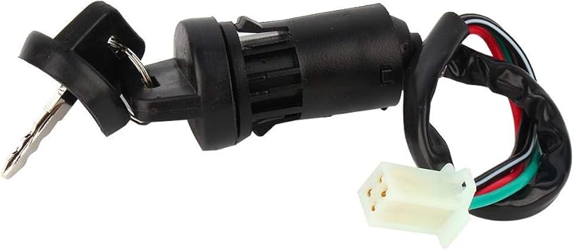 4 Wire Universal Motorcycle Ignition Key Switch On Off Ignition Starter