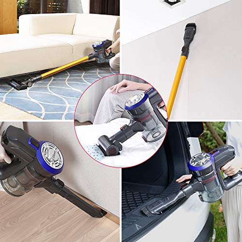Dibea Cordless Stick Vacuum Cleaner Powerful Suction Rechargeable