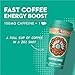Donut Shop Coffee Shots - 100mg Caffeine, Sweet & Creamy Latte, Tasty coffee energy boost in a ready-to-drink 2-ounce shot, Sample