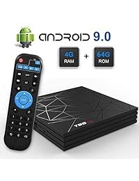Taxin TX6 TV Box Android 9.0 4GB RAM 64GB ROM 4K TV Allwinner H6, hasta 1.5 GHz, Quad Core ARM Cortex-A53 H.265 Decoding 2.4GHz 5GHz WiFi
