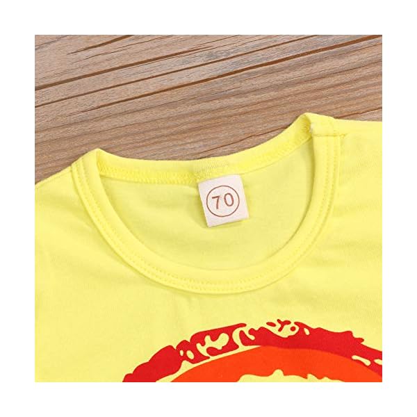 Toddler Baby Girls Boys Long Sleeve Rainbow Print Cotton Soft Pullover T-Shirt Tops Clothes - Image 4